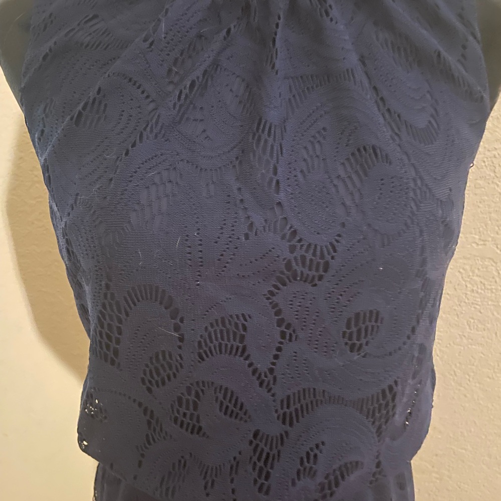 New York & Company Navy Maxi Dress - Picture 4 of 10